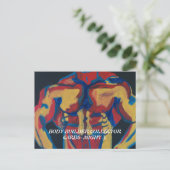 BODY BUILDER COLLECTOR KAARTEN VAN PAULA REILLY. FEESTDAGENKAART (Staand voorkant)