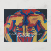 BODY BUILDER COLLECTOR KAARTEN VAN PAULA REILLY. FEESTDAGENKAART (Achterkant)