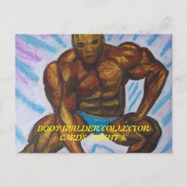 BODY BUILDER COLLECTOR KAARTEN VAN PAULA REILLY. FEESTDAGENKAART
