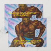 BODY BUILDER COLLECTOR KAARTEN VAN PAULA REILLY. FEESTDAGENKAART (Voorkant / Achterkant)
