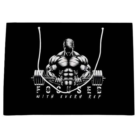 body builder-fitness groot cadeauzakje (Voorkant)