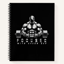 body builder-fitness notitieboek