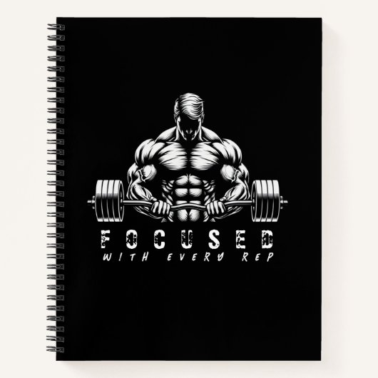 body builder-fitness notitieboek (Voorkant)
