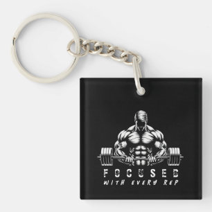 Body Builder-Fitness- Sleutelhanger
