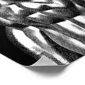 Body Builder Mans Torso Drawing Poster (Hoek)