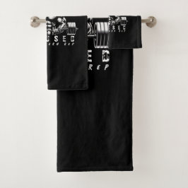 body building-fitness bad handdoek