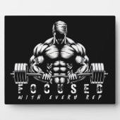 body building-fitness fotoplaat (Voorkant)
