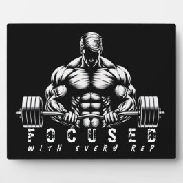 body building-fitness fotoplaat