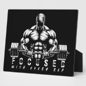body building-fitness fotoplaat (Zijkant)