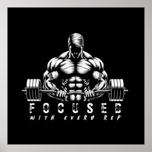 body building-fitness poster