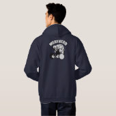 "Body building" Humor - MEATHEAD Hoodie (Achterkant volledig)