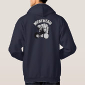 "Body building" Humor - MEATHEAD Hoodie (Achterkant)
