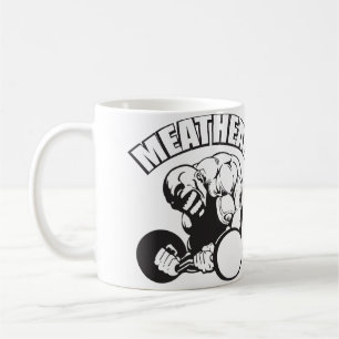 "Body building" Humor - MEATHEAD Koffiemok