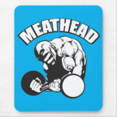"Body building" Humor - MEATHEAD Muismat (Voorkant)