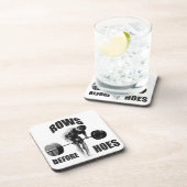 "Body Building" Motivatie Humor Onderzetter (Rechterzijde)