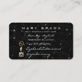 Body Building Shaping Fitness Sculpting Spark Gold Visitekaartje (Achterkant)