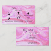 Body Butter Application Guide Colorful Glam Visitekaartje (Voorkant / Achterkant)