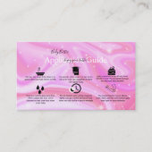 Body Butter Application Guide Colorful Glam Visitekaartje (Voorkant)