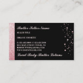 Body Butter Cosmetic Cream Visitekaartje (Achterkant)