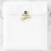 body butter gold blush classic round sticker (Tas)
