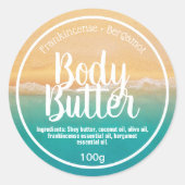  body butter label (Voorkant)