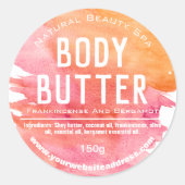  body butter label (Voorkant)