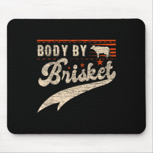 Body by Brisket BBQ voor mannen en vrouwen Steak G Muismat
