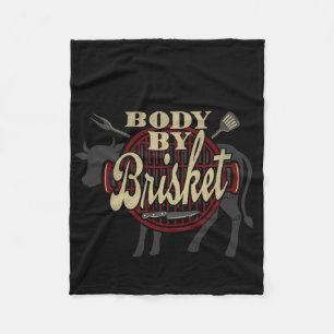 Body By Brisket Body beroemd gemaakt door Brisket Fleece Deken