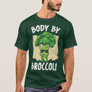 Body By Broccoli Vegan Lover Vegetable Healthy Veg T-shirt