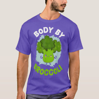Body By Broccoli Vegetable Vegetarian Vegan Brocco T-shirt