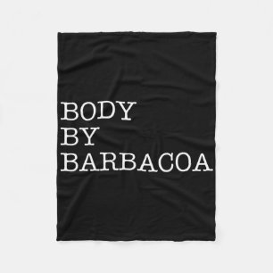 Body by Byrbycoa - Grappig BBQ Rundvlees Mexicaans Fleece Deken