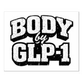 BODY by GLP-1 Rubberstempel (Afrduk)