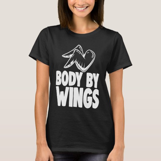 Body By Wings Kip T-shirt (Voorkant)