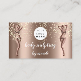 Body Care Mode Logo QR Code Bikini Confetti Visitekaartje
