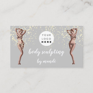 Body Care Mode Logo QRCode Bikini Spark Visitekaartje