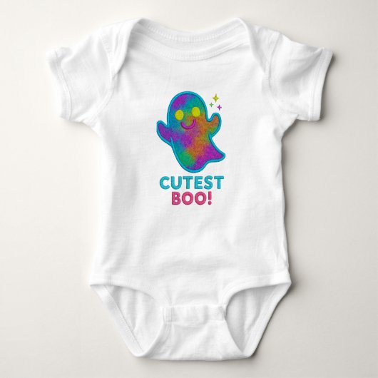 Body de bebé 100 % algodón – Diseño “Cutest Boo!”  Romper (Voorkant)