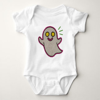 Body de bebé con fantasma bordado – diseño diverti romper