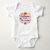 🍼 Body de bebé “Gitano desde la cuna”Raíz Gitana Romper (Voorkant)