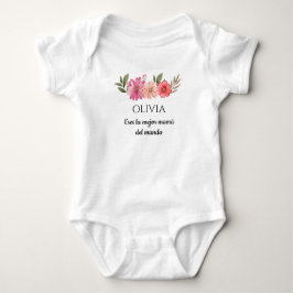 Body de bebé "La mejor mamá del mundo" Romper