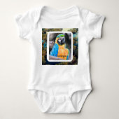 Body em Jersey para Bebês Arara Romper (Voorkant)