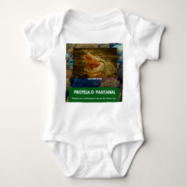 Body em Jersey para Bebês Jacaré Romper