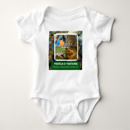 Body em Jersey para Bebês Pantanal Romper