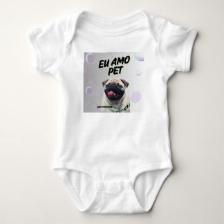 Body em Jersey para Bebês Via Pantanal Pet Romper