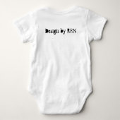 Body for Baby "Ik hou van mijn ouders" door REN Romper (Achterkant)
