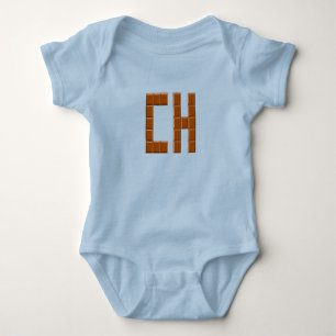 Body jersey bleu CHOCOLAT ZWITSERLAND Romper