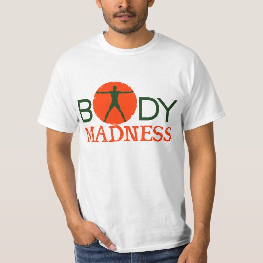Body Madness Fitness Personal Trainer Mannen T-shi T-shirt (Voorkant)