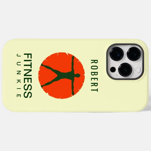 Body Madness Gezondheid en Fitness Junkie Case-Mate iPhone Case (Achterkant (horizontaal))