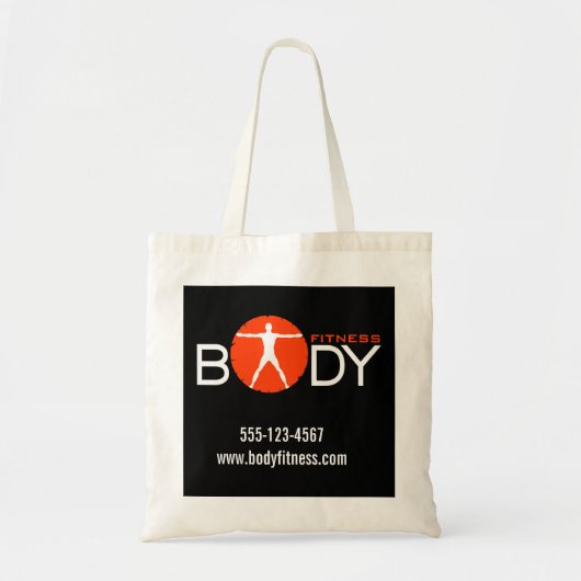 Body Madness Personal Trainer Budget Fitness Tas (Voorkant)