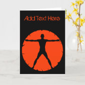 Body Madness Personal Trainer Gym Wenskaart Kaart (Gele Bloem)