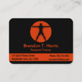 Body Madness Sinaasappel en Black Fitness Instruct Visitekaartje (Voorkant)